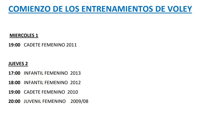inicio voley